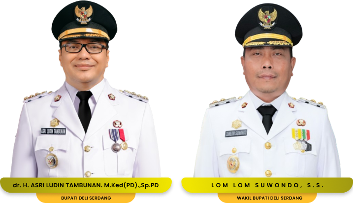Bupati dan Wakil Bupati Deli Serdang